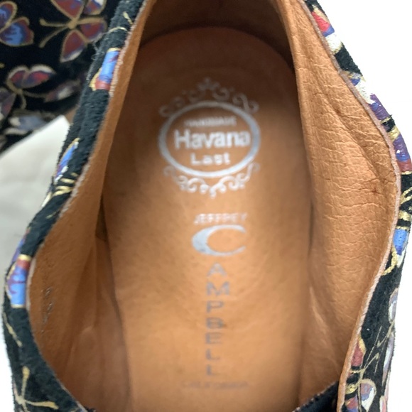 Jeffrey Campbell butterfly patterned Lita chunky leather platform booties 8.5 - Picture 9 of 12